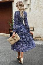 Load image into Gallery viewer, Smocked Flounce Sleeve Midi Dress

