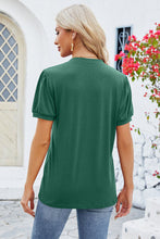 Load image into Gallery viewer, Notched Short Sleeve T-Shirt
