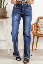 Load image into Gallery viewer, Ripped Frayed Hem Jeans
