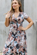 Load image into Gallery viewer, Heimish Give Me Roses Full Size Floral Maxi Wrap Dress
