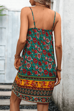 Load image into Gallery viewer, Printed Spaghetti Strap V-Neck Dress
