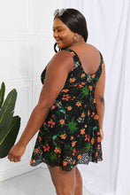 Load image into Gallery viewer, Full Size Twist Front Sleeveless Swim Dress
