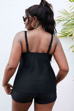 Load image into Gallery viewer, Plus Size Scoop Neck Tankini Set

