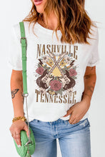 Load image into Gallery viewer, NASHVILLE TENNESSEE Cuffed Tee Shirt
