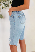 Load image into Gallery viewer, Distressed Pocketed Denim Shorts
