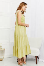 Load image into Gallery viewer, HEYSON Summer Dream Crochet Midi Dress in Lime

