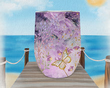 Load image into Gallery viewer, Purple Maze Butterfly 12oz Wine Tumbler

