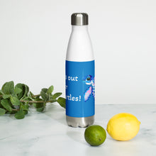 Load image into Gallery viewer, Sea Turtle Blue Stainless Steel Water Bottle
